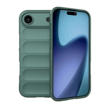 Gigapack Szilikon telefonvédő (ütésállóság, kameravédő, 3D) SÖTÉTZÖLD Apple iPhone 17 Air tok és táska