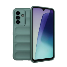 Gigapack Szilikon telefonvédő (ütésállóság, kameravédő, 3D) SÖTÉTZÖLD Samsung Galaxy A17 5G (SM-A176) tok és táska