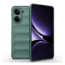 Gigapack Szilikon telefonvédő (ütésállóság, kameravédő, 3D) SÖTÉTZÖLD Xiaomi Poco X7 Pro mobiltelefon kellék