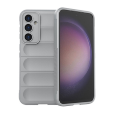 Gigapack Szilikon telefonvédő (ütésállóság, kameravédő, 3D) VILÁGOSSZÜRKE tok és táska