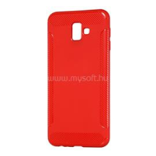 Gigapack Szilikon telefonvédő (ütésállóság, karbon minta) PIROS (GP-83396) tok és táska