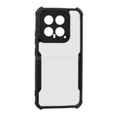 Gigapack Szilikon telefonvédő (ütésállóság, légpárnás sarok, akril hátlap, kameravédő) FEKETE (GP-155810) tok és táska