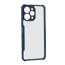 Gigapack Szilikon telefonvédő (ütésállóság, légpárnás sarok, akril hátlap, kameravédő) SÖTÉTKÉK Xiaomi Redmi 12 tok és táska