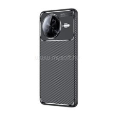Gigapack Szilikon telefonvédő (ütésállóság, légpárnás sarok, karbon minta) FEKETE (GP-172428) tok és táska