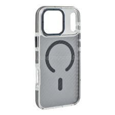 Gigapack Szilikon telefonvédő (ütésállóság, légpárnás sarok, karbon minta, wireless, MagSafe) SÖTÉTSZÜRKE (GP-176073) tok és táska