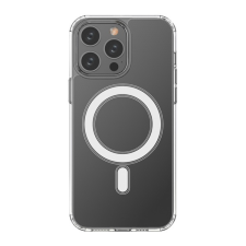 Gigapack Szilikon telefonvédő (ütésállóság, légpárnás sarok, MagSafe) ÁTLÁTSZÓ Apple iPhone 14 Pro Max tok és táska