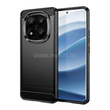Gigapack Szilikon telefonvédő (ütésállóság, légpárnás sarok, szálcsiszolt, karbon minta) FEKETE (GP-166762) tok és táska
