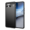 Gigapack Szilikon telefonvédő (ütésállóság, légpárnás sarok, szálcsiszolt, karbon minta) FEKETE OnePlus Nord 4 "Gigapack csomagolás" (GP-162767) (GP-162767)