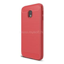 Gigapack Szilikon telefonvédő (ütésállóság, légpárnás sarok, szálcsiszolt, karbon minta) PIROS (GP-70744) tok és táska