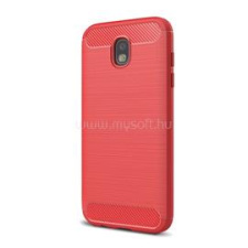 Gigapack Szilikon telefonvédő (ütésállóság, légpárnás sarok, szálcsiszolt, karbon minta) PIROS (GP-70961) tok és táska