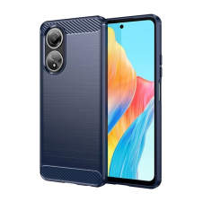Gigapack Szilikon telefonvédő (ütésállóság, légpárnás sarok, szálcsiszolt, karbon minta) SÖTÉTKÉK tok és táska