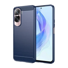 Gigapack Szilikon telefonvédő (ütésállóság, légpárnás sarok, szálcsiszolt, karbon minta) SÖTÉTKÉK tok és táska