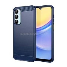 Gigapack Szilikon telefonvédő (ütésállóság, légpárnás sarok, szálcsiszolt, karbon minta) SÖTÉTKÉK (GP-161669) tok és táska