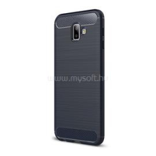 Gigapack Szilikon telefonvédő (ütésállóság, légpárnás sarok, szálcsiszolt, karbon minta) SÖTÉTKÉK (GP-81824) tok és táska