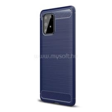 Gigapack Szilikon telefonvédő (ütésállóság, légpárnás sarok, szálcsiszolt, karbon minta) SÖTÉTKÉK (GP-93528) tok és táska