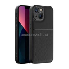 Gigapack Szilikon telefonvédő (ütésállóság, mágneses, bőr hatású hátlap, csíkos) FEKETE (GP-129406) tok és táska