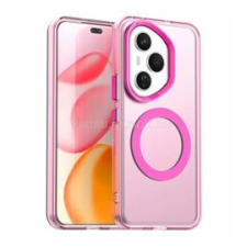 Gigapack Szilikon telefonvédő (ütésállóság, műanyag hátlap, kameravédő, MagSafe) RÓZSASZÍN (GP-171949) tok és táska