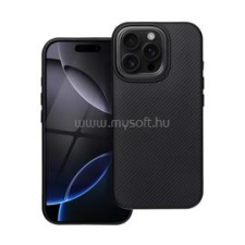 Gigapack Szilikon telefonvédő (ütésállóság, műanyag hátlap, MagSafe, karbon minta) FEKETE (GP-166159) tok és táska