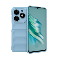 Gigapack Tecno Spark 20 szilikon telefonvédő (ütésállóság, kameravédő, 3d) világoskék tok és táska