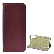 Gigapack Tok álló, b?r hatású (flip, oldalra nyíló, asztali tartó) burgundy gp-134907 mobiltelefon kellék
