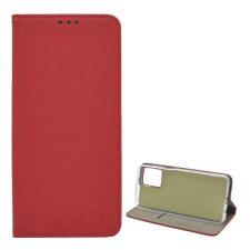 Gigapack Tok álló, b?r hatású (flip, oldalra nyíló, asztali tartó, rombusz) piros gp-138697 tok és táska