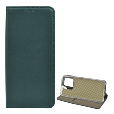 Gigapack Tok álló, b?r hatású (flip, oldalra nyíló, asztali tartó) sötétzöld gp-115238 tok és táska