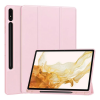 Gigapack Tok álló, bőr hatású (aktív FLIP, oldalra nyíló, TRIFOLD, asztali tartó, ceruza tartó) RÓZSASZÍN Samsung Galaxy Tab S10 Plus LTE (SM-X826B) / Galaxy Tab S10 Plus WIFI (SM-X820) " csomagolás" (GP-163649) (GP-163649)