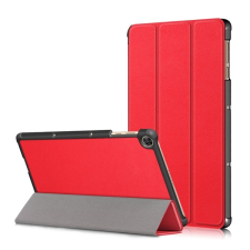 Gigapack Tok álló, bőr hatású (aktív FLIP, oldalra nyíló, TRIFOLD asztali tartó funkció) PIROS Huawei MatePad T10s WIFI (AGS3-W09), Huawei MatePad T10s LTE (AGS3-L09), Huawei MatePad T10 LTE (AGR-L09 tablet tok