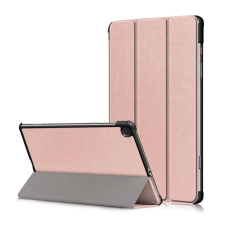 Gigapack Tok álló, bőr hatású (aktív FLIP, oldalra nyíló, TRIFOLD asztali tartó funkció) ROZÉARANY Samsung Galaxy Tab S6 Lite 10.4 LTE (SM-P615) 2020, Samsung Galaxy Tab S6 Lite 10.4 WIFI (SM-P610) tablet tok
