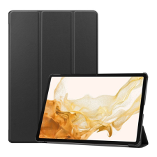 Gigapack Tok álló, bőr hatású (aktív FLIP, oldalra nyíló, TRIFOLD asztali tartó funkció, S Pen tartó) FEKETE Samsung Galaxy Tab S9 Plus WIFI (SM-X810), Samsung Galaxy Tab S9 Plus LTE (SM-X816) tablet tok