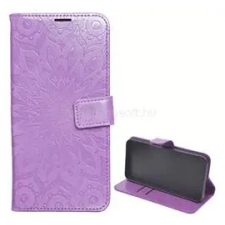 Gigapack Tok álló, bőr hatású FLIP, mandala, LILA (GP-182946) tok és táska