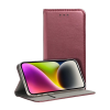 Gigapack Tok álló, bőr hatású (FLIP, oldalra nyíló, asztali tartó) BURGUNDY Realme 14 Pro Plus