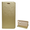 Gigapack Tok álló, bőr hatású (FLIP, oldalra nyíló, asztali tartó funkció) ARANY Huawei P10 Lite