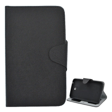 Gigapack Tok álló, bőr hatású (FLIP, oldalra nyíló, asztali tartó funkció, prémium) FEKETE [Samsung Galaxy Tab3 Kids 7.0 (SM-T2105)] (5996457386253) tablet tok