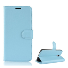 Gigapack Tok álló, bőr hatású (FLIP, oldalra nyíló, asztali tartó funkció, prémium) VILÁGOSKÉK Nokia 3.1 tok és táska