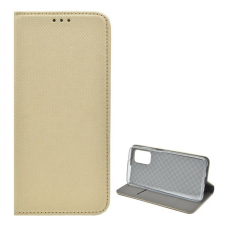 Gigapack Tok álló, bőr hatású (FLIP, oldalra nyíló, asztali tartó funkció, rombusz minta) ARANY [Samsung Galaxy A13 4G (SM-A135F / A137F)] tok és táska