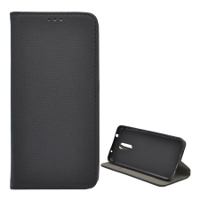 Gigapack Tok álló, bőr hatású (flip, oldalra nyíló, asztali tartó funkció, rombusz minta) fekete gp-89162 tok és táska