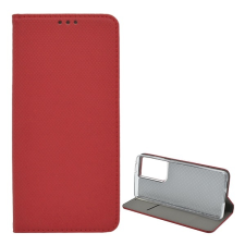 Gigapack Tok álló, bőr hatású (FLIP, oldalra nyíló, asztali tartó funkció, rombusz minta) PIROS Samsung Galaxy S21 Ultra (SM-G998) 5G tok és táska