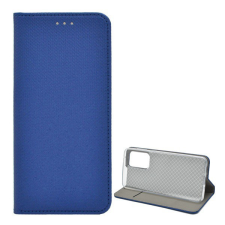 Gigapack Tok álló, bőr hatású (FLIP, oldalra nyíló, asztali tartó funkció, rombusz minta) SÖTÉTKÉK [Samsung Galaxy A33 5G (SM-A336)] tok és táska