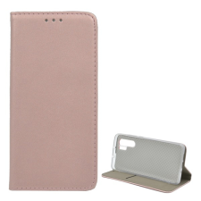 Gigapack Tok álló, bőr hatású (FLIP, oldalra nyíló, asztali tartó funkció) ROZÉARANY Huawei P30 Pro tok és táska