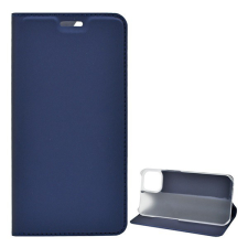 Gigapack Tok álló, bőr hatású (FLIP, oldalra nyíló, asztali tartó funkció) SÖTÉTKÉK [Apple iPhone 13 Pro] tok és táska