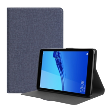 Gigapack Tok álló, bőr hatású (FLIP, oldalra nyíló, asztali tartó funkció, textil hatás) KÉK Huawei MatePad T8 LTE, Huawei MatePad T8 WIFI tablet tok