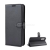 Gigapack Tok álló, bőr hatású (FLIP, oldalra nyíló, asztali tartó, prémium) FEKETE (GP-90231)