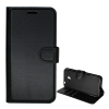 Gigapack Tok álló, bőr hatású (FLIP, oldalra nyíló, asztali tartó, prémium) FEKETE Huawei Y6 II Compact / Y5 II (Y5-2) " csomagolás" (GP-64648) (GP-64648)