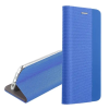 Gigapack Tok álló, bőr hatású (FLIP, oldalra nyíló, asztali tartó, textil minta) VILÁGOSKÉK Xiaomi Redmi 15 4G, Redmi 15 5G