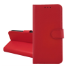 Gigapack Tok álló, bőr hatású (FLIP, oldalra nyíló, kártyazseb, asztali tartó) PIROS Motorola Moto G15 (XT2521)