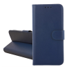 Gigapack Tok álló, bőr hatású (FLIP, oldalra nyíló, kártyazseb, asztali tartó) SÖTÉTKÉK Motorola Edge 50 Neo 5G (XT2409)