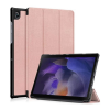 Gigapack Tok álló, bőr hatású (FLIP, oldalra nyíló, TRIFOLD asztali tartó funkció) ROZÉARANY Samsung Galaxy Tab A8 10.5 LTE (2021) SM-X205, Samsung Galaxy Tab A8 10.5 WIFI (2021) SM-X200