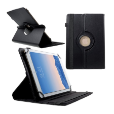 Gigapack Tok álló, bőr hatású (univerzális, FLIP, asztali tartó funkció, 360°-ban forgatható, 9-10&quot; méret, ceruzatartó) FEKETE Vodafone Tab Speed 6 (VF1397), Lenovo Tab 2 A10-30 (TB2-X30F), Sa tablet tok