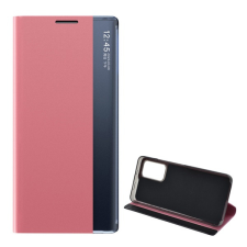 Gigapack Tok álló, textil hatású (aktív flip, oldalra nyíló, asztali tartó, smart view cover) rózsaszín gp-122872 mobiltelefon kellék